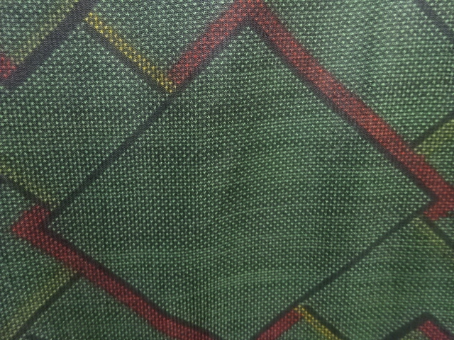 JAPANESE KIMONO / ANTIQUE KIMONO / DORO OSHIMA TSUMUGI / WOVEN SHIKISHI